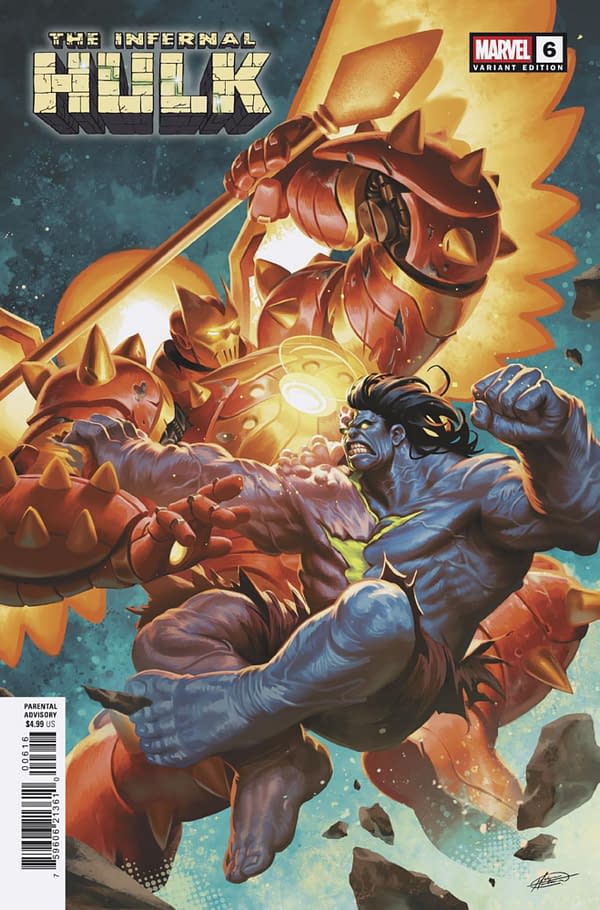 Cover image for INFERNAL HULK #6 MATEUS MANHANINI VARIANT