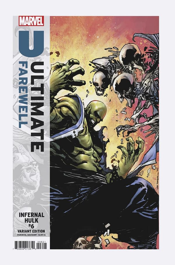 Cover image for INFERNAL HULK #6 VON RANDAL ULTIMATE FAREWELL VARIANT