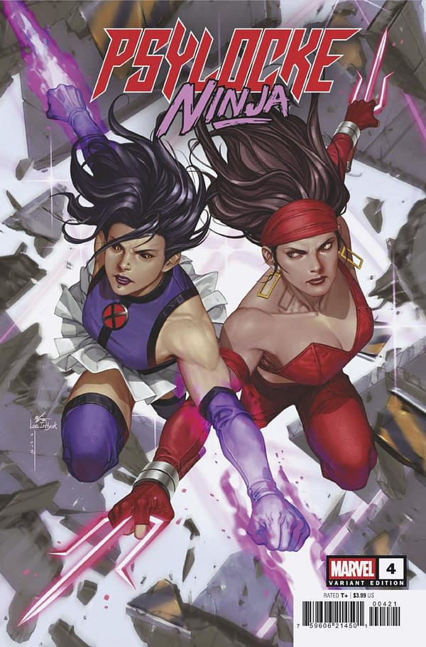 Cover image for PSYLOCKE: NINJA #4 INHYUK LEE VERSUS ELEKTRA VARIANT