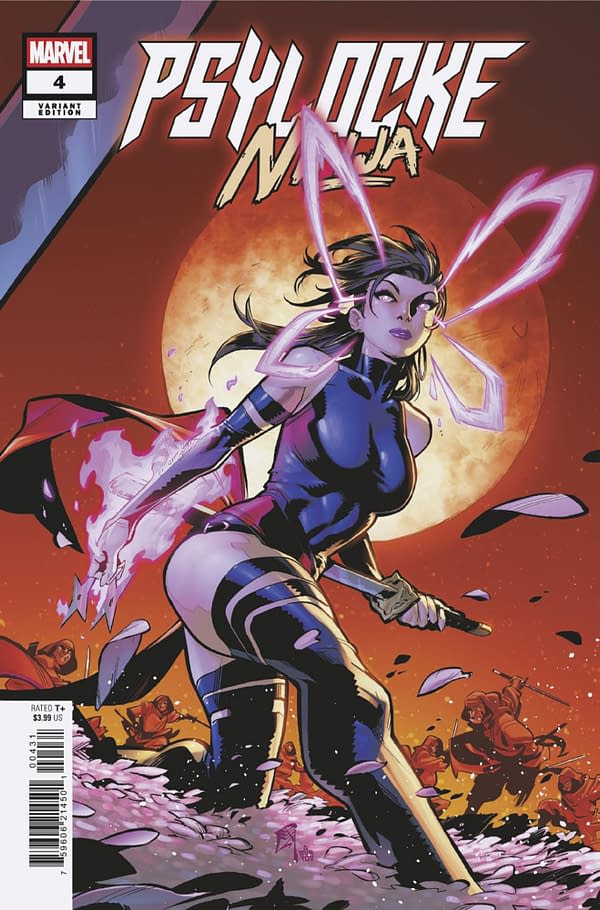 Cover image for PSYLOCKE: NINJA #4 C.F. VILLA PSYLOCKE VARIANT