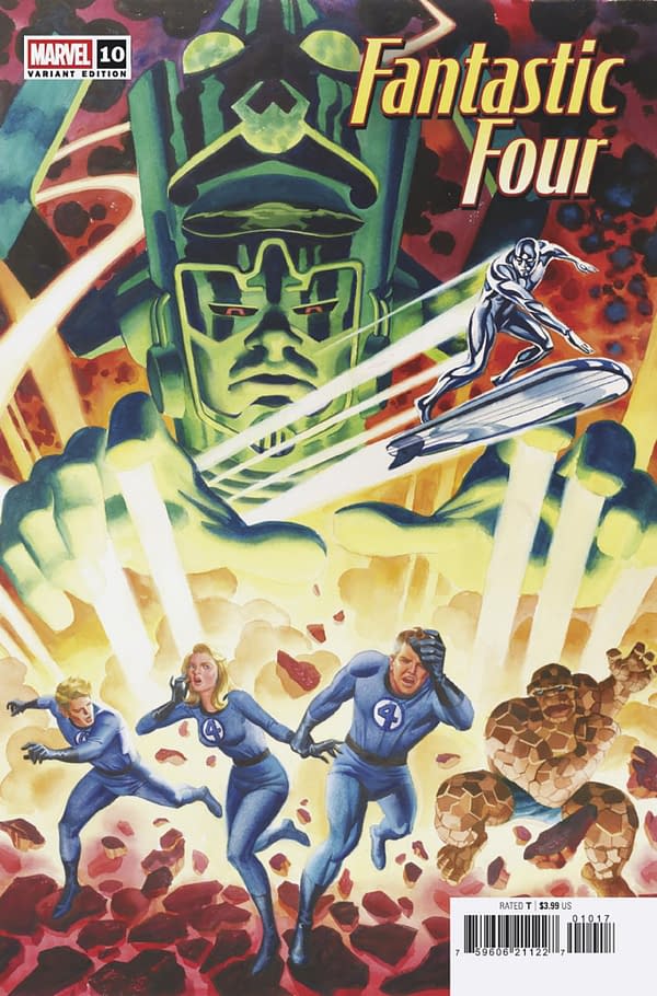 Cover image for FANTASTIC FOUR #10 STEVE RUDE VARIANT