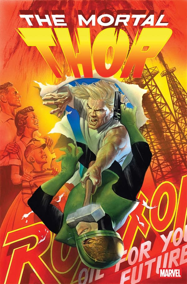 Cover image for MORTAL THOR #10 ALEX ROSS COVER