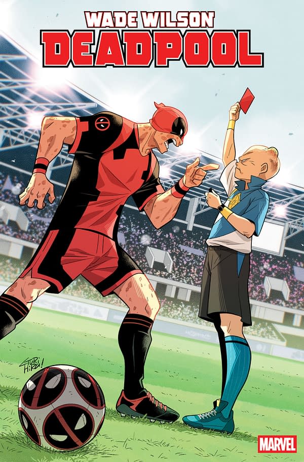 Cover image for WADE WILSON: DEADPOOL #5 GURIHIRU MARVEL SOCCER VARIANT