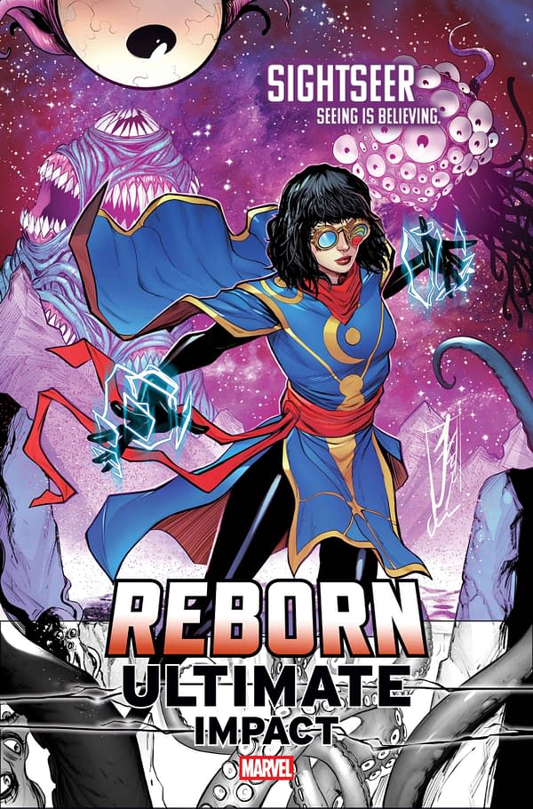 Cover image for ULTIMATE IMPACT: REBORN #1 STEFANO CASELLI SIGHTSEER FIRST APPEARANCE VARIANT D