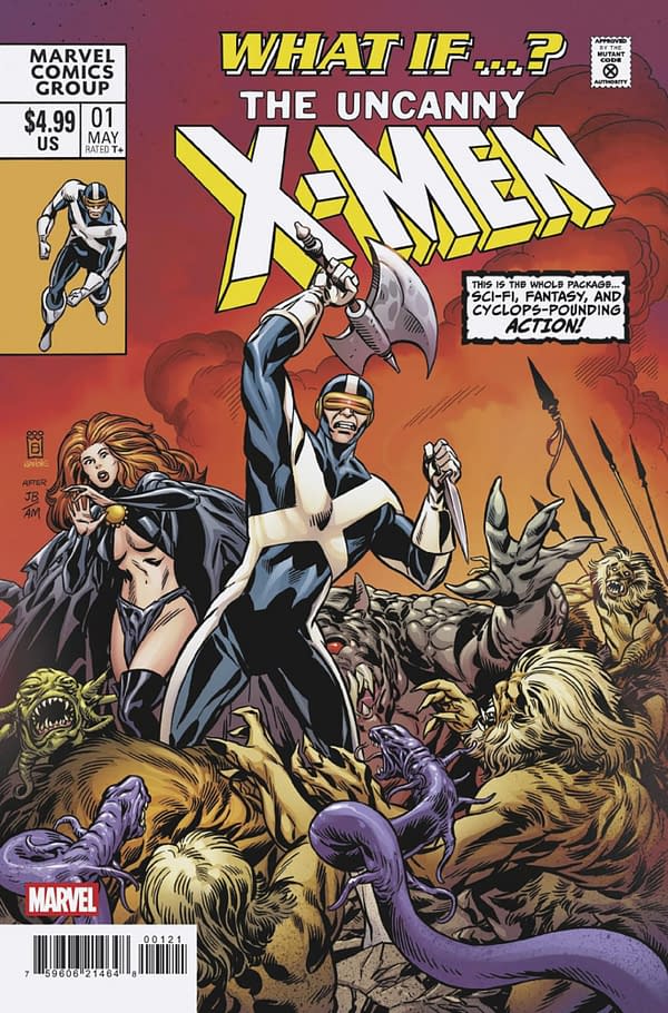 Cover image for WHAT IF...? UNCANNY X-MEN #1 MARK BUCKINGHAM HOMAGE VARIANT