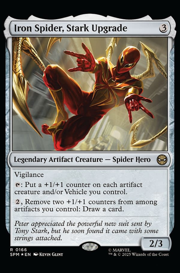Cover image for IRON MAN #5 KEVIN GLINT MAGIC: THE GATHERING VARIANT
