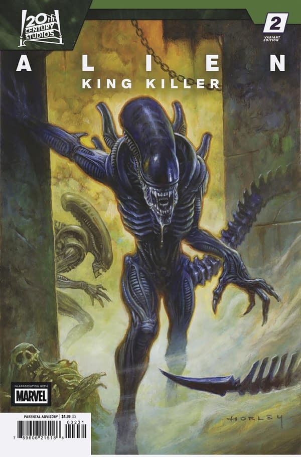 Cover image for ALIEN: KING KILLER #2 ALEX HORLEY VARIANT