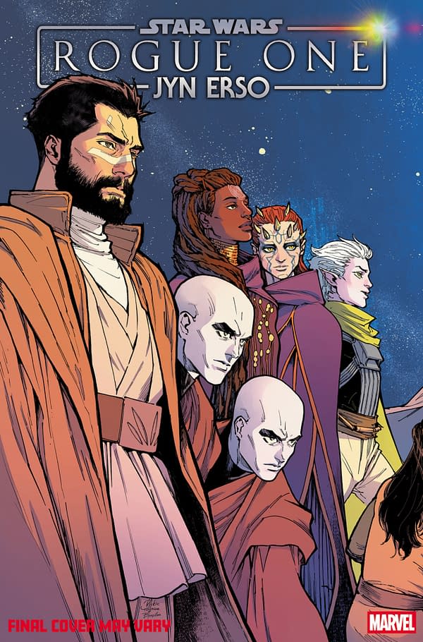 Cover image for STAR WARS: ROGUE ONE - JYN ERSO #1 RICKIE YAGAWA 3-PART CONNECTING PRIDE VARIANT