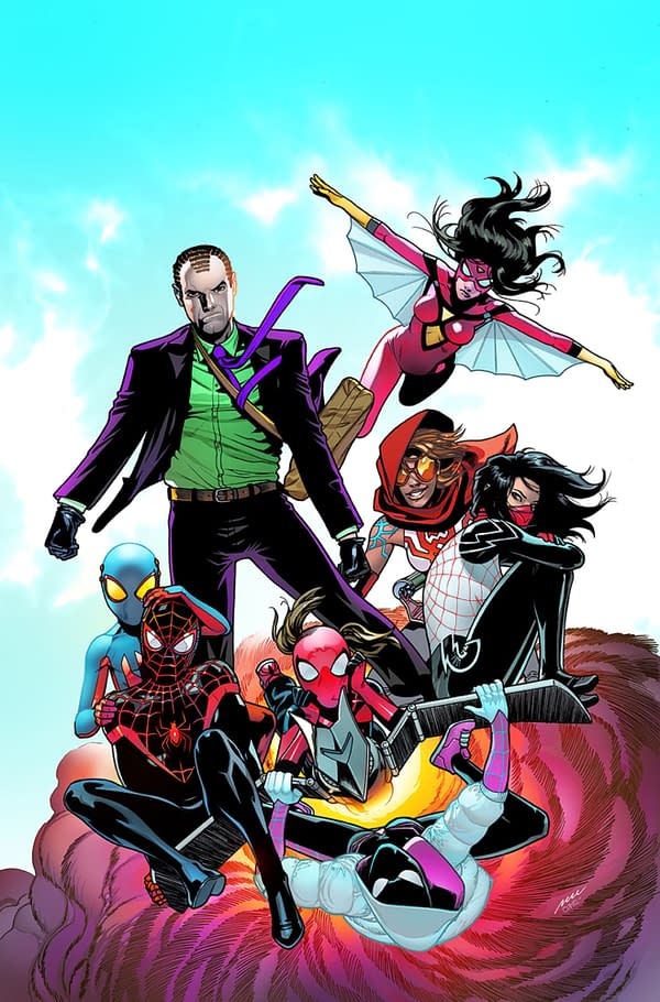 Cover image for AMAZING SPIDER-MAN: SPIDER-VERSITY #2 PERE PEREZ VIRGIN VARIANT
