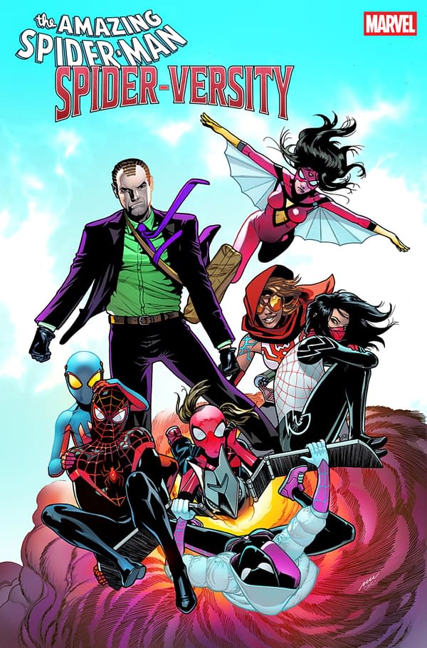 Cover image for AMAZING SPIDER-MAN: SPIDER-VERSITY #2 PERE PEREZ VARIANT