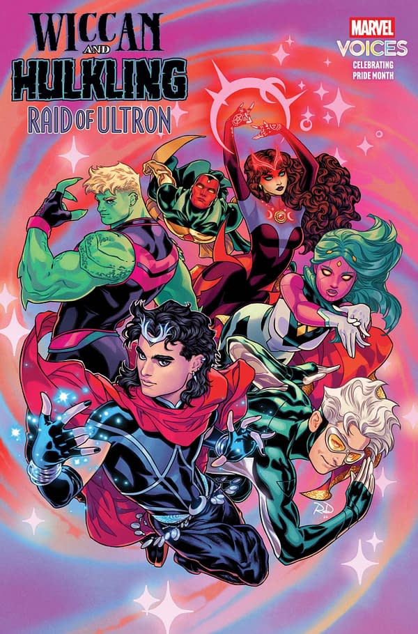 Cover image for WICCAN & HULKLING: RAID OF ULTRON #1 RUSSELL DAUTERMAN COVER