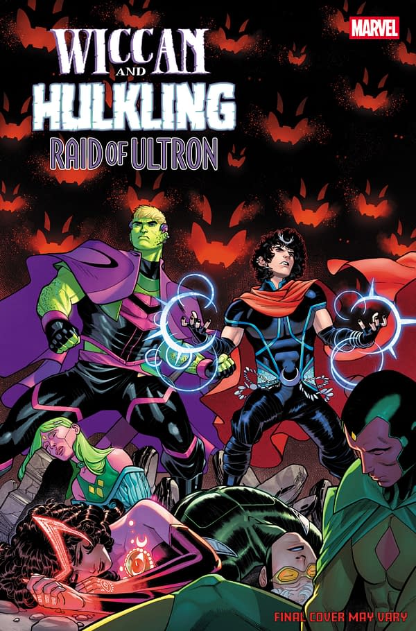 Cover image for WICCAN & HULKLING: RAID OF ULTRON #1 JAVIER GARRON VARIANT