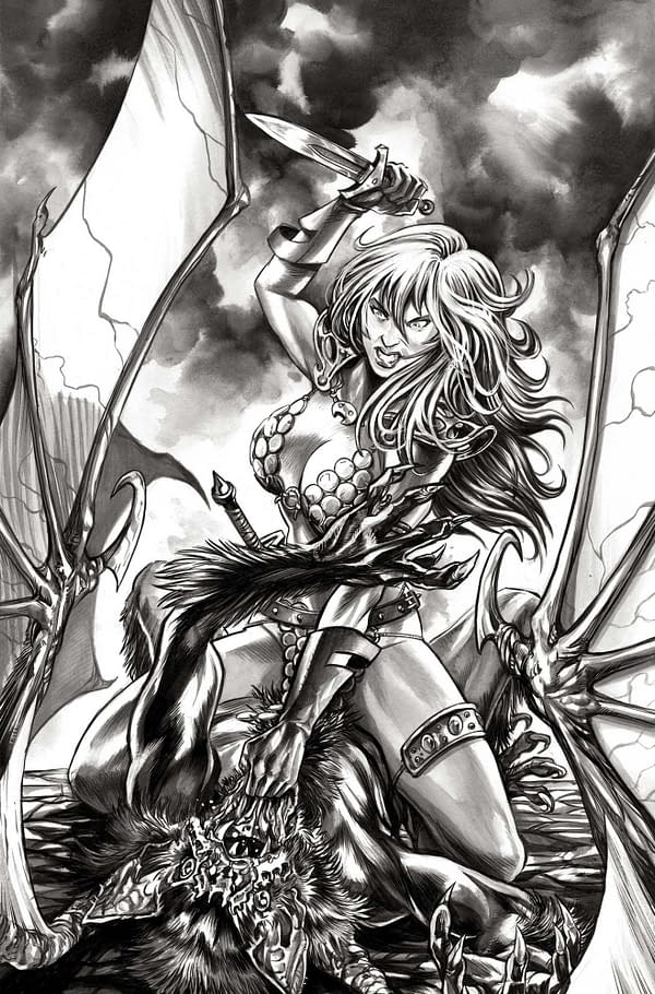 Cover image for Red Sonja: She-Devil with a Sword #3