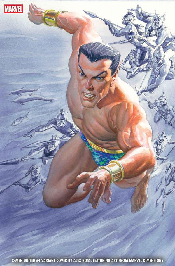 Cover image for X-MEN UNITED #4 ALEX ROSS MARVEL DIMENSIONS VARIANT