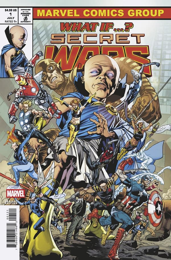 Cover image for WHAT IF...? SECRET WARS #1 BRYAN HITCH HOMAGE VARIANT