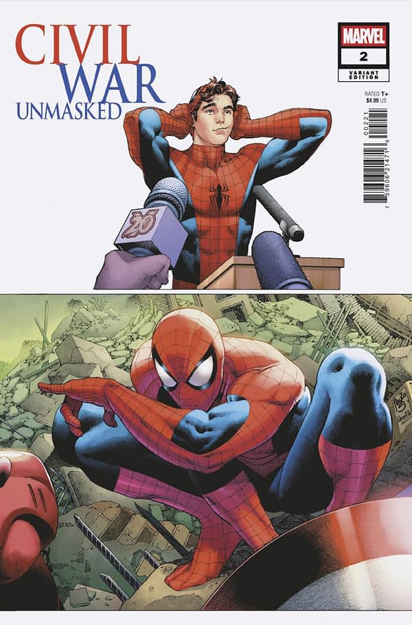 Cover image for CIVIL WAR: UNMASKED #2 PAULO SIQUEIRA 5-PART CONNECTING VARIANT