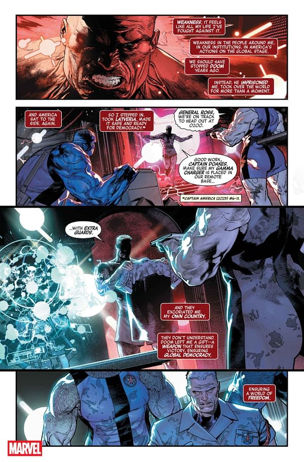 Interior preview page from AVENGERS: ARMAGEDDON #1 DIKE RUAN COVER