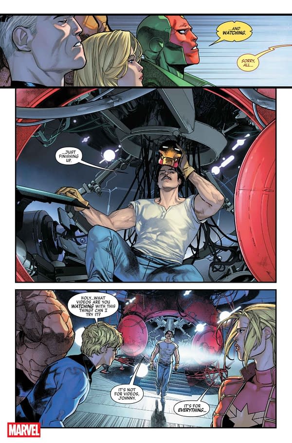 Interior preview page from AVENGERS: ARMAGEDDON #1 DIKE RUAN COVER