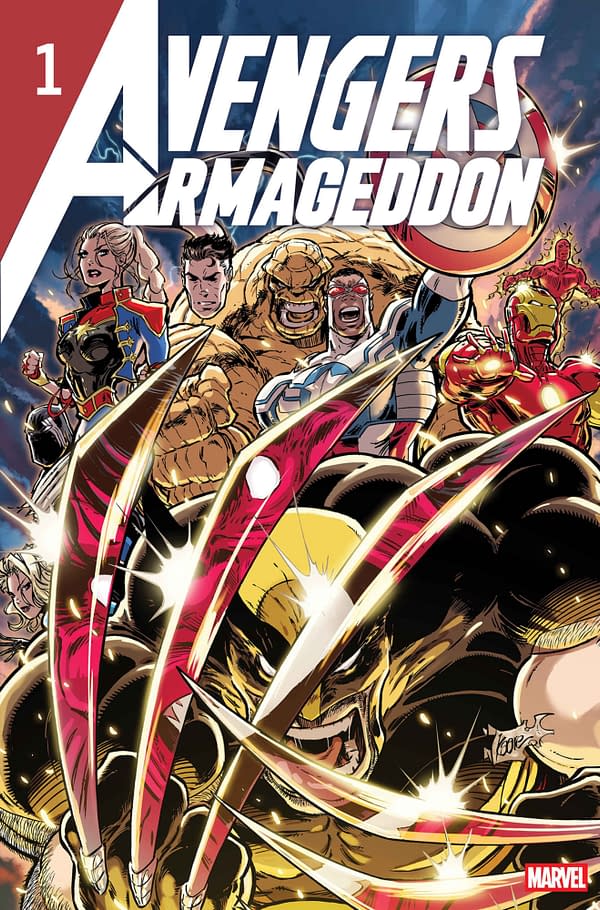 Cover image for AVENGERS: ARMAGEDDON #1 KAARE ANDREWS FOIL VARIANT