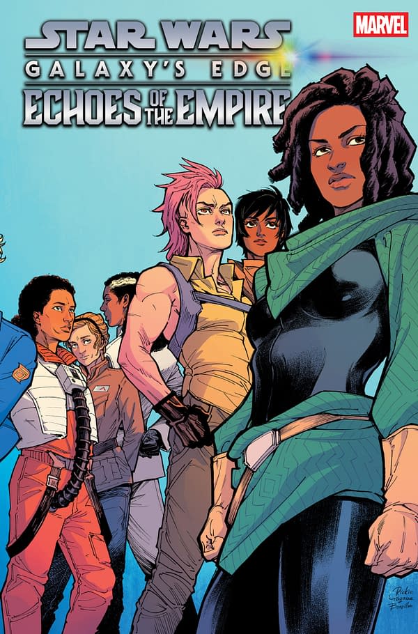 Cover image for STAR WARS: GALAXY'S EDGE - ECHOES OF THE EMPIRE #3 RICKIE YAGAWA 3-PART CONNECTING PRIDE VARIANT