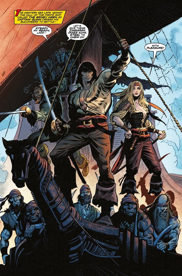 Interior preview page from Conan the Barbarian #33
