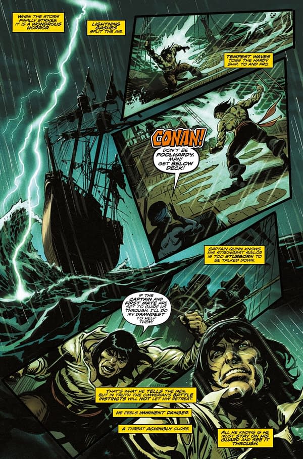 Interior preview page from Conan the Barbarian #33