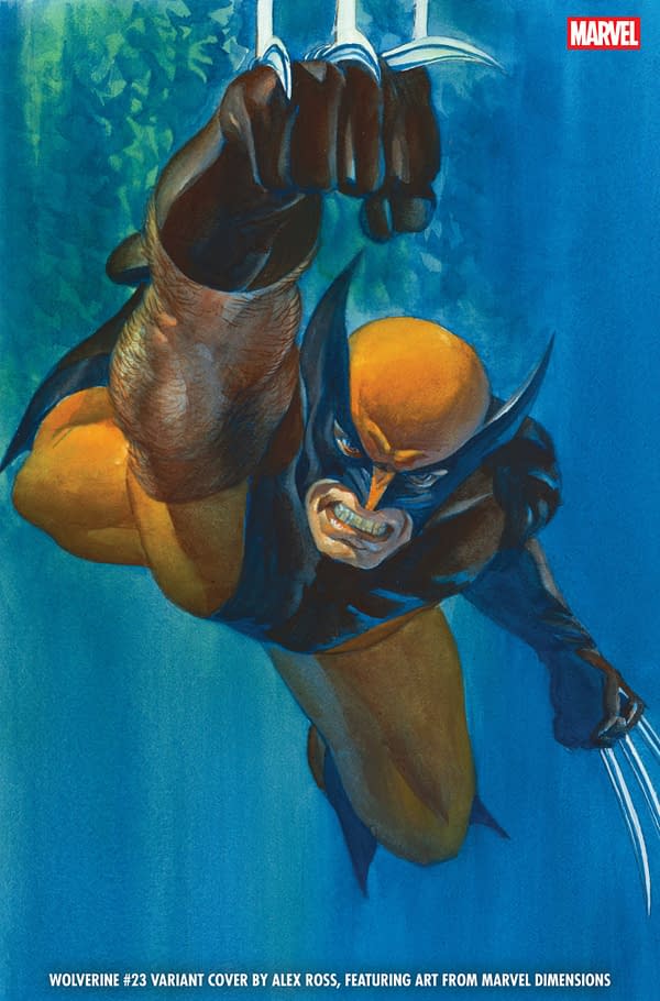 Cover image for WOLVERINE #23 ALEX ROSS MARVEL DIMENSIONS VARIANT