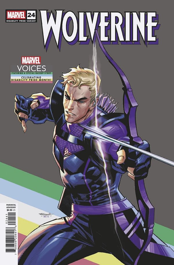 Cover image for WOLVERINE #24 STEPHEN SEGOVIA DISABILITY PRIDE VARIANT