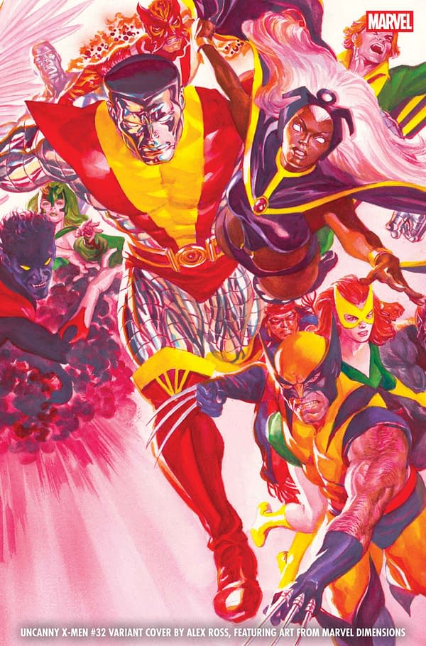 Cover image for UNCANNY X-MEN #32 ALEX ROSS MARVEL DIMENSIONS VARIANT