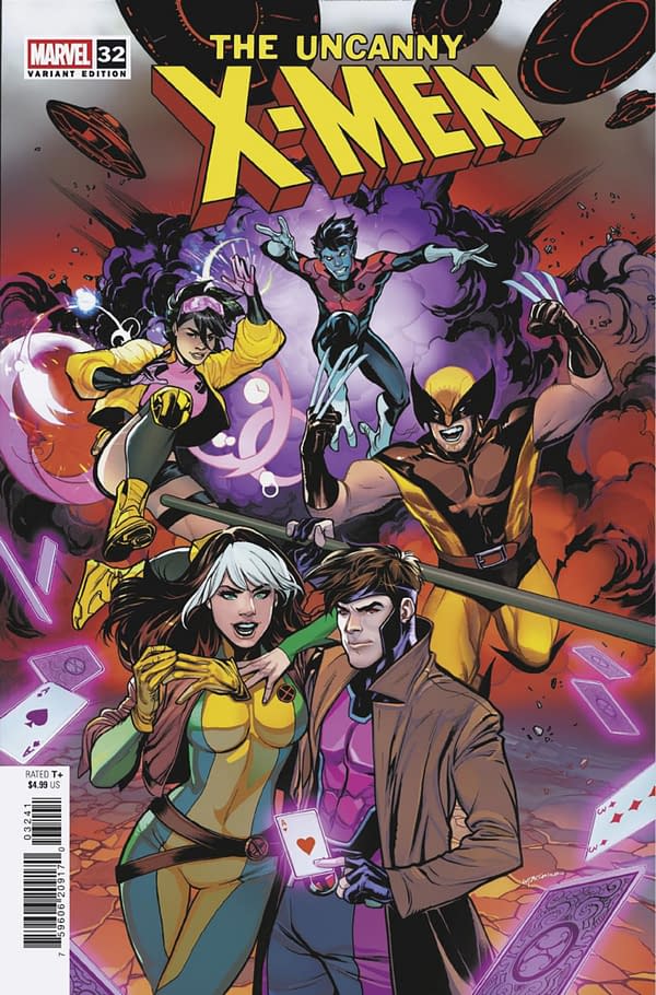 Cover image for UNCANNY X-MEN #32 EMA LUPACCHINO VARIANT
