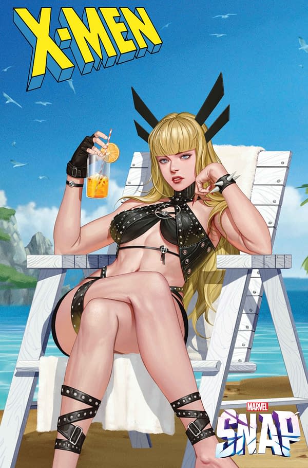 Cover image for X-MEN #34 INHYUK LEE MARVEL SNAP SWIMSUIT VARIANT
