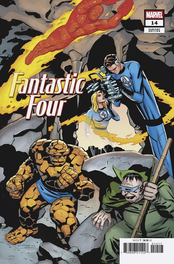 Cover image for FANTASTIC FOUR #14 STEVE RUDE VARIANT
