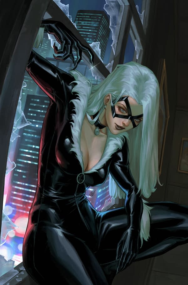 Black Cat #12 Preview: Punisher Crashes Felicia's Party