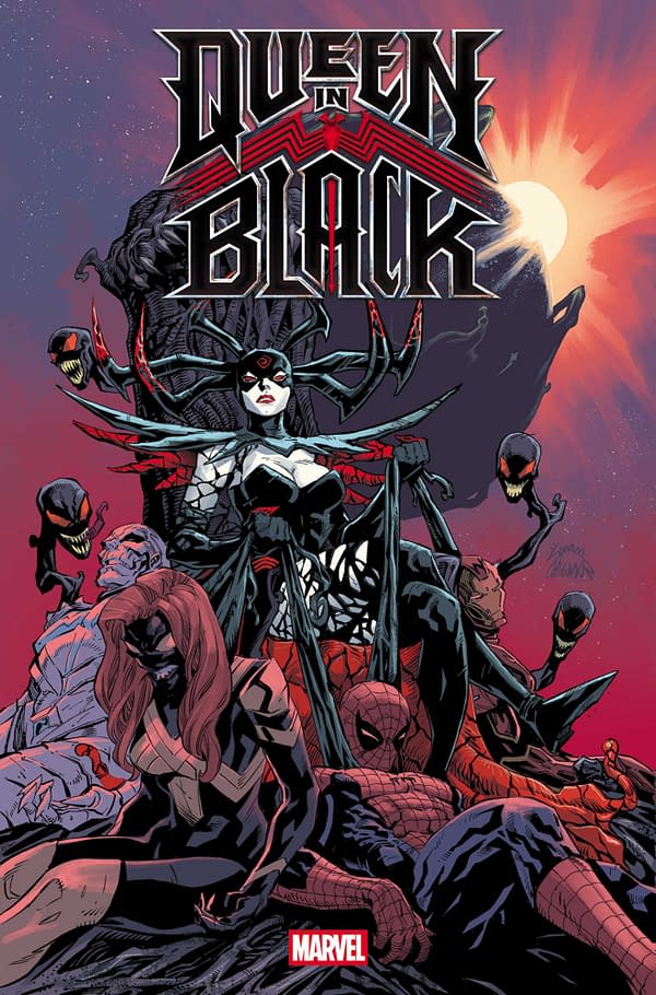 Cover image for QUEEN IN BLACK #1 RYAN STEGMAN COVER