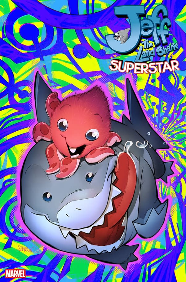 Cover image for JEFF THE LAND SHARK: SUPERSTAR #1 IVAN SHAVRIN VARIANT