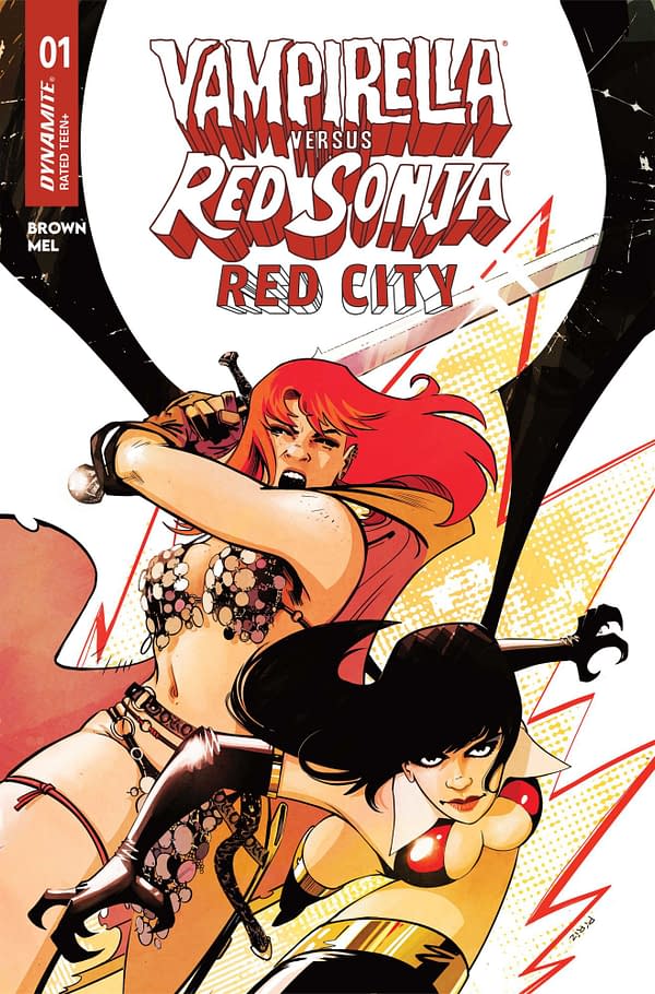 Cover image for Vampirella versus Red Sonja: Red City #1