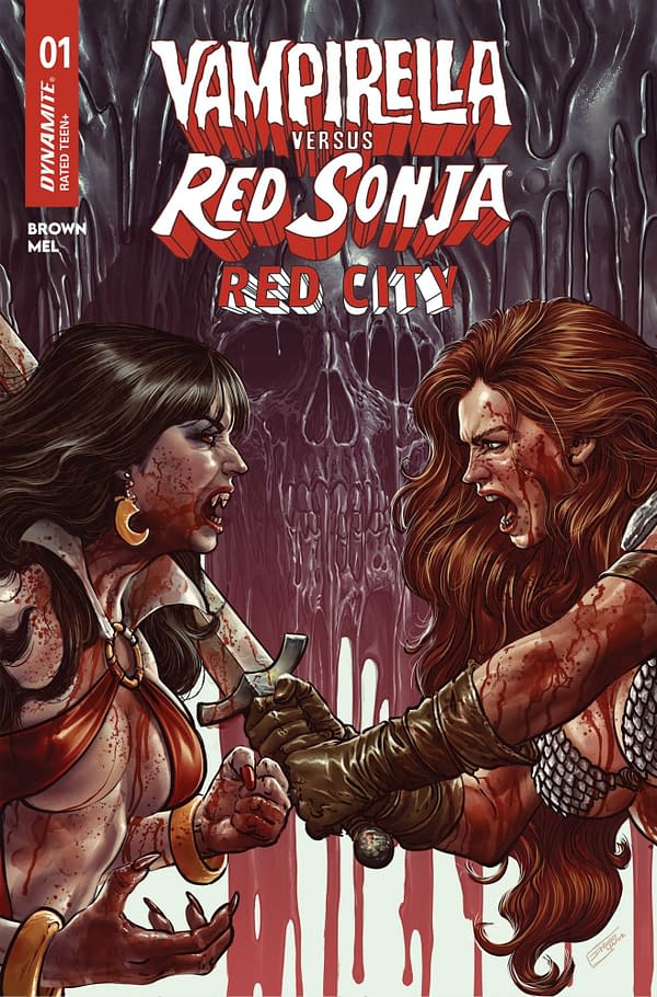 Cover image for Vampirella versus Red Sonja: Red City #1