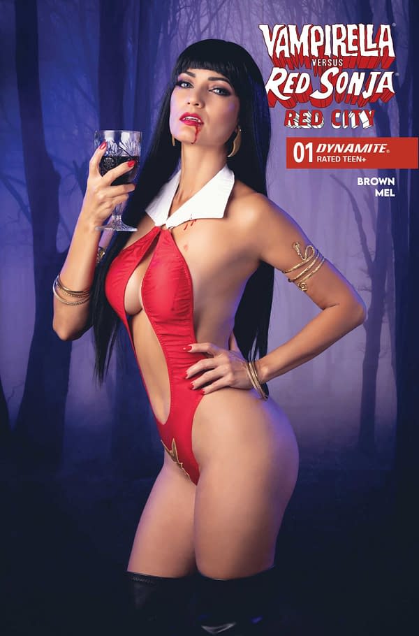 Cover image for Vampirella versus Red Sonja: Red City #1