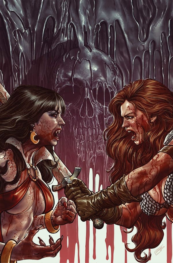 Cover image for Vampirella versus Red Sonja: Red City #1