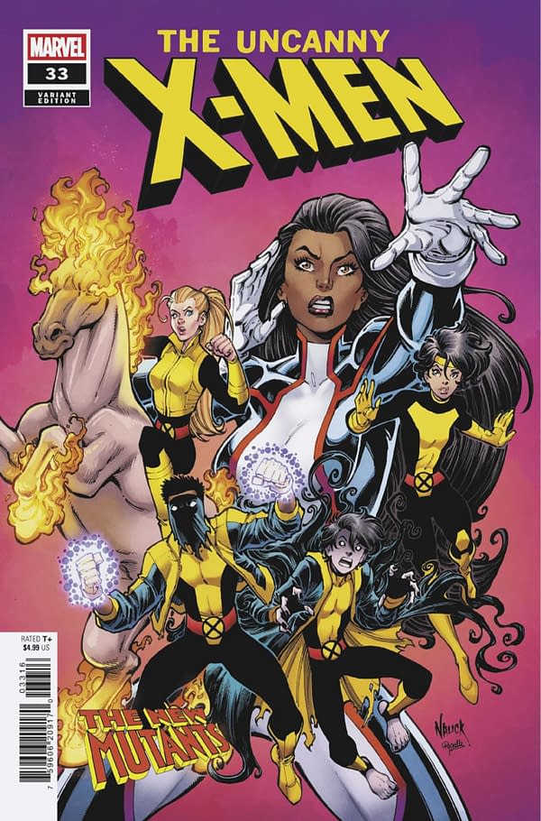 Cover image for UNCANNY X-MEN #33 TODD NAUCK VARIANT