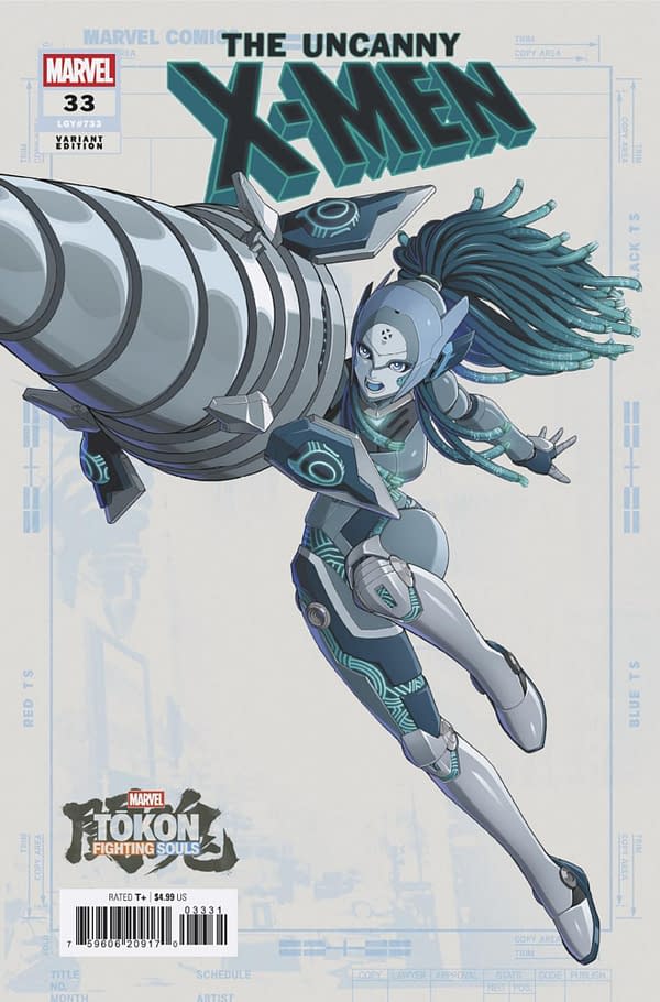 Cover image for UNCANNY X-MEN #33 MARVEL TOKON: FIGHTING SOULS VARIANT