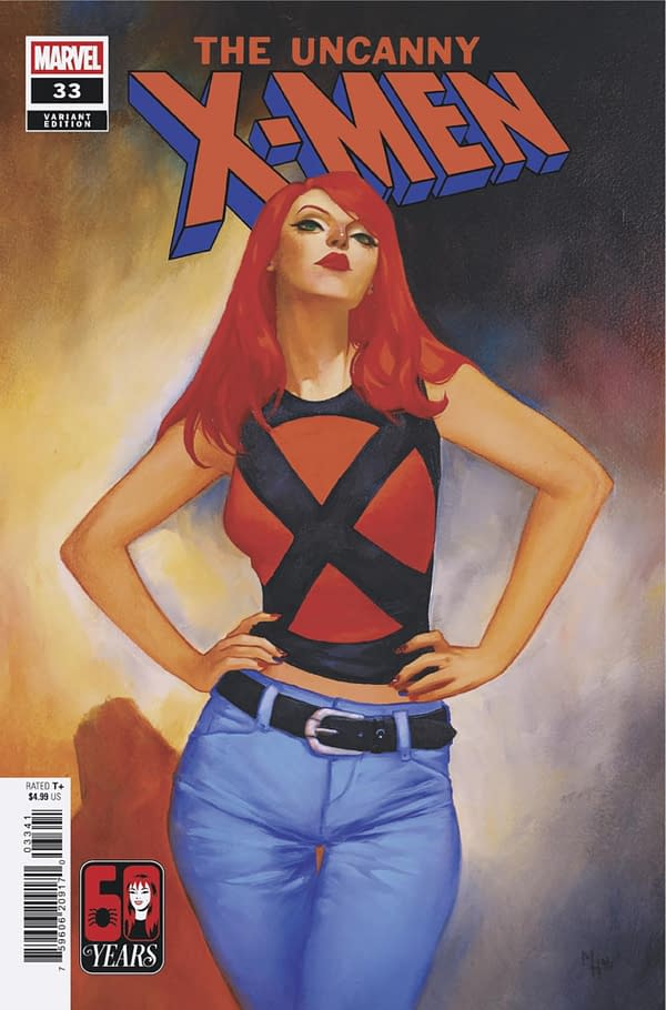 Cover image for UNCANNY X-MEN #33 MEGHAN HETRICK MARY JANE WATSON VARIANT