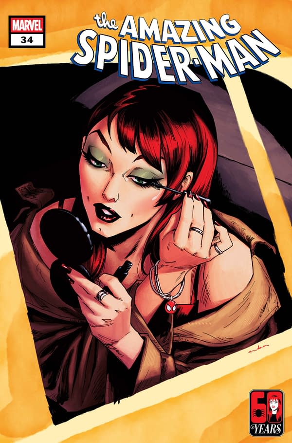 Cover image for AMAZING SPIDER-MAN #34 KRIS ANKA MARY JANE WATSON VARIANT