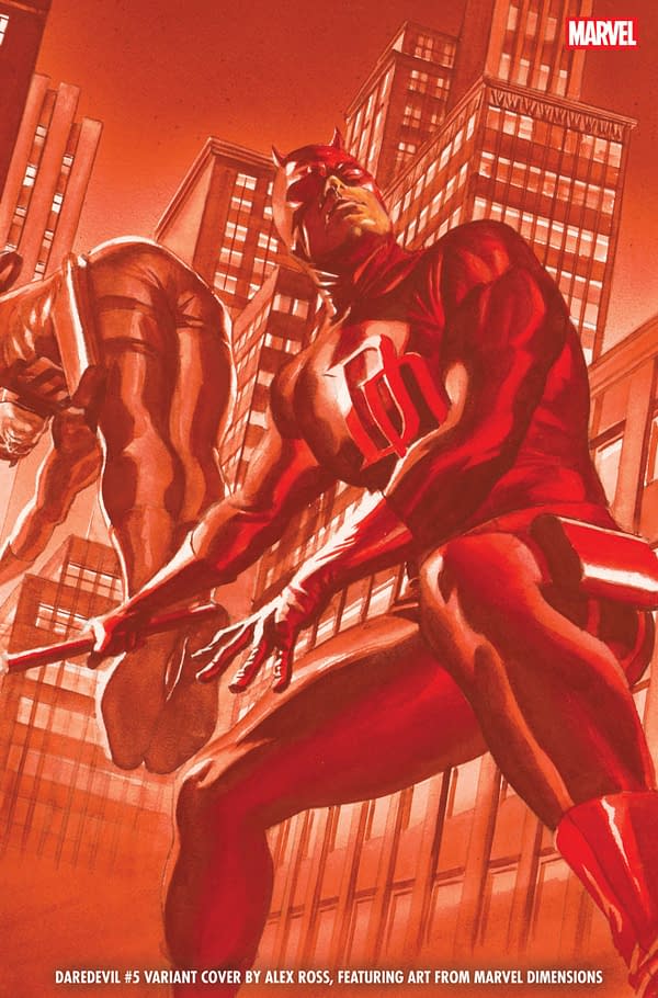 Cover image for DAREDEVIL #5 ALEX ROSS MARVEL DIMENSIONS VARIANT