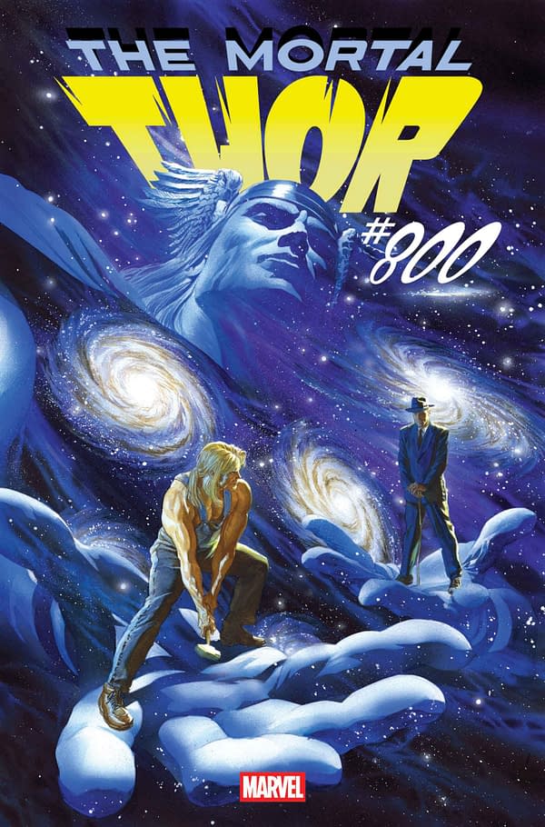 Cover image for THOR #800 ALEX ROSS COVER