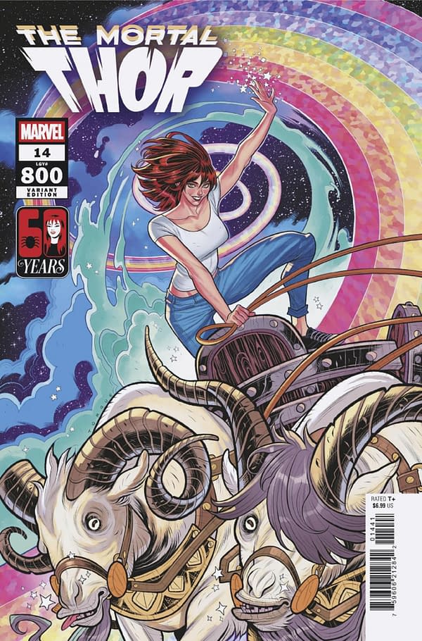 Cover image for THOR #800 ELIZABETH TORQUE MARY JANE WATSON VARIANT