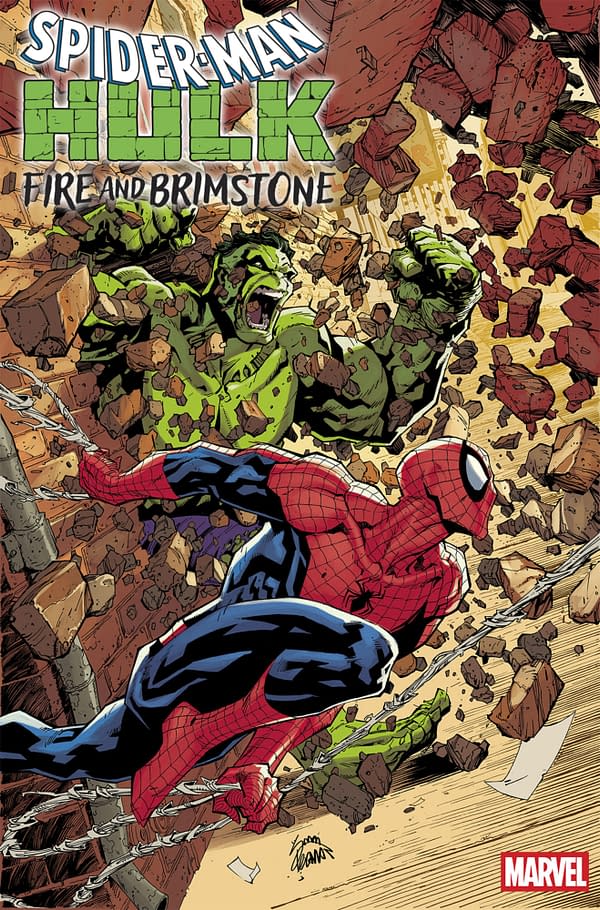 Cover image for SPIDER-MAN/HULK: FIRE AND BRIMSTONE #1 RYAN STEGMAN VARIANT