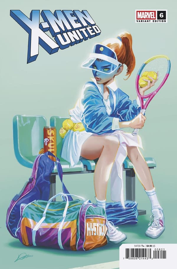 Cover image for X-MEN UNITED #6 ALEXANDER LOZANO '80S MYSTIQUE VARIANT