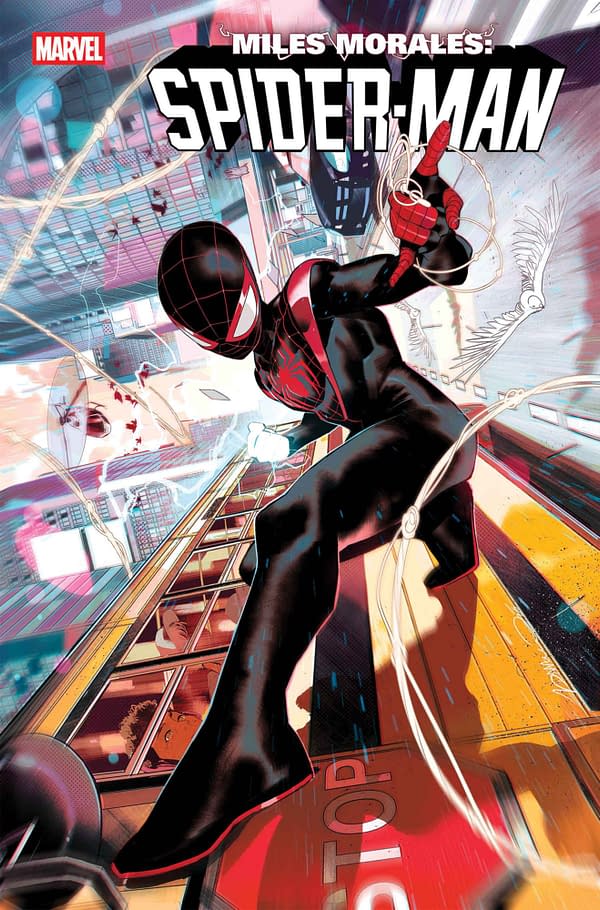 Cover image for MILES MORALES: SPIDER-MAN #1 SIMONE DI MEO COVER