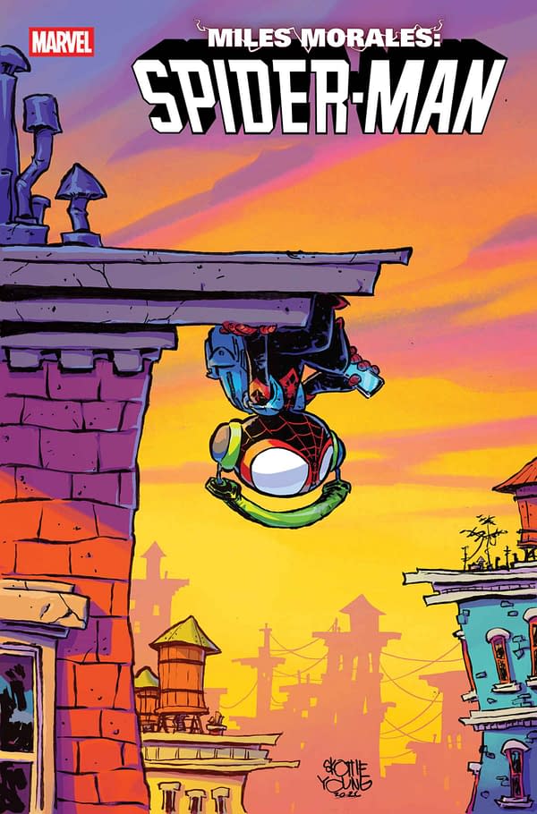 Cover image for MILES MORALES: SPIDER-MAN #1 SKOTTIE YOUNG VARIANT